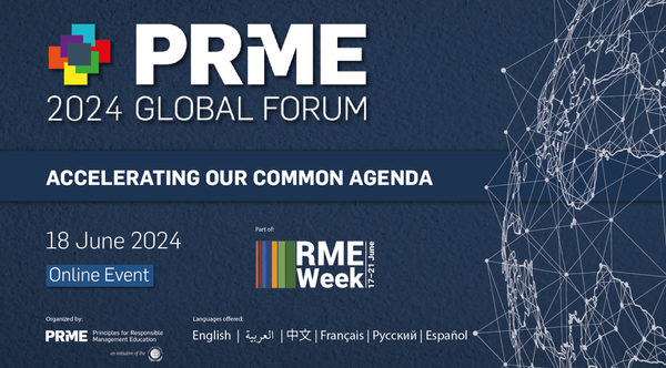 (List #106) Reporting Live from the 2024 PRME Global Forum -  Three questions and nine examples from the PRME Time Session